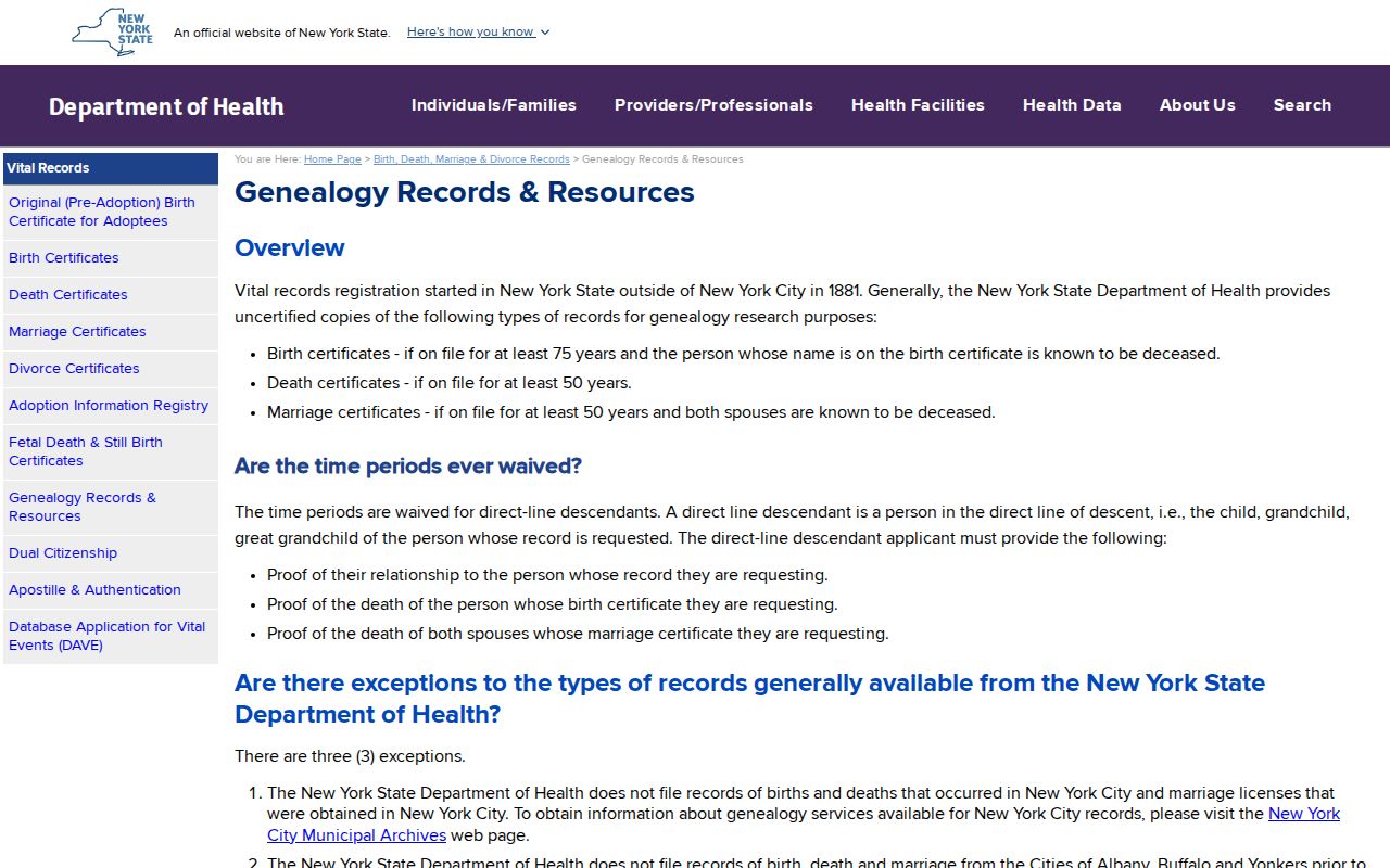 Yonkers resident lookup reference for New York vital-record genealogy access